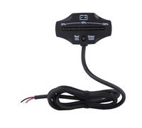 Wiffe Battery Reading Meter 12V 24V LED Battery Gauge, Cable Connected Panel Display for Golf Cart Boat Motorcycle ATV Truck and Forklift Use