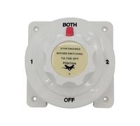 Wiffe Boat Battery Disconnect Selector ABS Rotary Control, 1 2 Both Off Battery Cutoff for Marine Motorhome Truck Power Management Projects Selector Switches