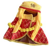 Wiffe Buddhist Monks Costume for Dog with Soft Comfortable Suitable for Walking Gatherings Costume Play Easyly Dog Coat