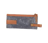 Wiffe Canvas Pen Case Study Supplies Storage for Students Roomy Compartments and Portable Design Multiple Compartment Fabric Pen Holders