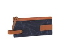 Wiffe Canvas Pen Case Study Supplies Storage for Students Roomy Compartments and Portable Design Multiple Compartment Fabric Pen Holders