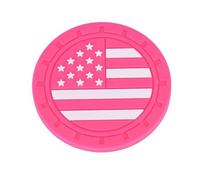 Wiffe Car Water Coasters Cup Holder Insert Silicone, Rose Red