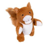 Wiffe Cartoon Animal Hand Puppet with Movable Mouth, Squirrel