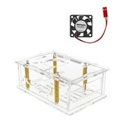 Wiffe Case and Cooling Fan Optional for Development Board Cooling Protector Efficient Heat Management Easy Assembly Case