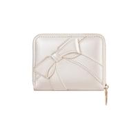 Wiffe Compact Bows Patterned Purse for and Credit Cards Lightweight Travel Size Elegant Wallet Korean Fashion Wallet for Women