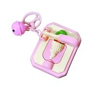 Wiffe Corn Keychain Toy with Squeeze Function for Boredom, C | Dynamic Color Squeeze Ease with Secure Metal Hook for Keys, Multicolor Preferences for Bag Enchantments