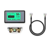 Wiffe Coulomb Counter Meter Battery Capacity Voltage Current Display for Electric Vehicles Power Supplies Ammeter Gauge for Tractor Panel Mount Ac Multimeter Current Digital Analog Power