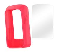 Wiffe Cycle Computer Case with Silicone Cover for ELEMNT Bolt 3, Red | Silicone Case, Shock Absorbent, Easy Assembly, Lightweight Guard for Cycle Computer