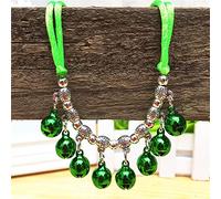 Wiffe Dog Collar Ringing Bells Collar Adjustable Bells Necklace Ringing Anti-Lost Tibetan Tibet-Style Puppy Necklace for Dogs