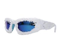 Wiffe Durabilitty Men ' s Driving Sunglass, Blue frame blue merc