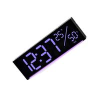 Wiffe Dynamic Color Altering LED Wall Clock for Sitting Room with Large Display and Intelligent Clock Function Color Altering Wall