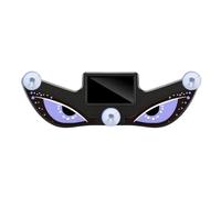 Wiffe Dynamic Windshield Devil Eye Light with Three Suction Cups, Y7 | Solar Vehicle Glass Mount LED Devil Eye Light with Five Modes Type-C Power for Truck Glass Display