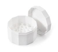 Wiffe Efficient Battery Storage Box Organizes 2A 3A Batteries Perfect for Electronics Users Travelers and Families Wire Case