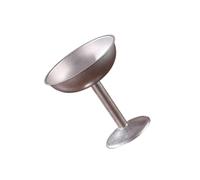 Wiffe Footed 304 Nonrust Steel Dessert Cups, Elegant Puddings, Silver L | Rust-Resistant Serving Bowls for Puddings, Salads and Cold Drinks, Multipurpose Serving Dishes and Home Use