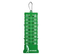 Wiffe Golfs Handy Count Shot Sport Clickers Rectangle Keychain Golfs Score Indicators 18 Hole Strokes Counter Handheld Scorer Score Trackers