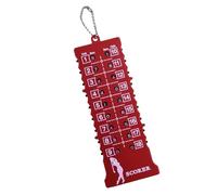 Wiffe Golfs Handy Count Shot Sport Clickers Rectangle Keychain Golfs Score Indicators 18 Hole Strokes Counter Handheld Scorer Score Trackers