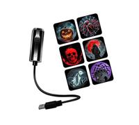 Wiffe Halloween Projector Lamp for Bedroom Decor, G host pumpkin