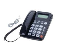 Wiffe Home Landline Telephone with Anti Housing Caller Display Speakerphone Function Easy Communication Featuring Clear Caller Display Speakerphone Function