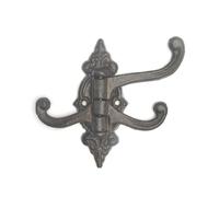 Wiffe Install Cast Iron Adjustable Wall Hook for Multifunction Use Home and Easy Assembly Wall Hook for Hanging