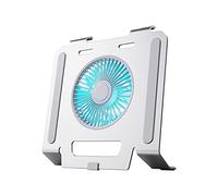 Wiffe Laptop Holder Aluminum Laptop Stand Ergonomic Lightweight Sturdy Heat Dissipation Bracket for 7-15.9inch Tablet Stand with Cooling Fan