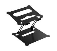 Wiffe Laptop Stand, Adjustable Z-shaped Notebook Holder Height Adjustable Aluminum Alloy Bracket Sturdy Notebook Stand Aluminum Laptop for with Heat Dissipation for Better Ergonomics