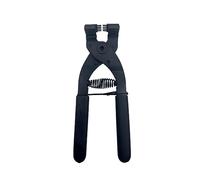 Wiffe Leathercraft Hole Puncher with Hand-Held Quiet Pliers, 4 teeth