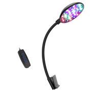 Wiffe LED Aquariums Clip Light Adjustable Arm for Fishes Tanks Lighting to Promote Plant Growth Adjustable Lamp