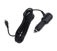 Wiffe Mini-USB Car Charger, USB Connector, Cam-Power Lead | Car Charger, Power Supply Adapter, Lightweight Charger, 12V-24V Input, Single USB Port, 3.4m / 11ft Cable