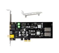 Wiffe Multiple Format Digital Sound Card with SPDIF Fiber Interfaces and 44.1kHz / 96kHz Signals Processing CM108AH PCIe Sound Card