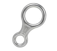 Wiffe Multipurpose 35KN Fig 8 Belay Device, Aluminum Climbing Descender Suitable for Outdoor Recreation, Supports 8-13mm Rope Abseil Gear