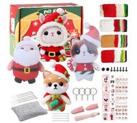 Wiffe Needle Felting Kits, Making, Wool Needle Felting