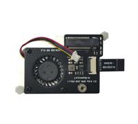 Wiffe NVMe HAT for RPI 5 Motherboards, 2230 PCIe to NVMe SSD PCIe Peripherals Board SSD Expansion Board Heat Sink