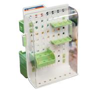 Wiffe Pegboard, Keycap Storage Panel for Gaming Desks, White green