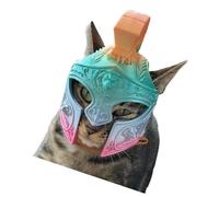 Wiffe Pet Make Up Roman Centurions Helmet Historical Cats Headpiece for Creative Playtimes Activity for Entertaining Pet Make Up Roman Centurions Helmet
