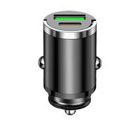 Wiffe Powerful 100W Car Phone Chargers Sleekly Aluminum Construction Rapidly Charges Two Devices At Once in Vehicles Chargers Fast Car Device