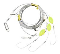 Wiffe Premium Movable Fishing Float Floating Bobbers with High Tensile Nylon Line Adjustable for Saltwater and Freshwater Movable Night Fishing Float