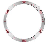 Wiffe Protective Stainless Steel Frame, Silver Red AMOLED 47MM | Smartwatches Stainless Steel Protective Guard with Stylish Design for SOLAR 51mm / Dedicated 47mm 51mm