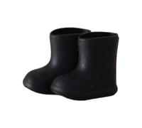 Wiffe PVC Small Rain Boot, Waterproof Design for 1/12, Black