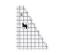 Wiffe Quilting Ruler, Acrylic, Type C
