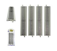 Wiffe Realistic HO Scale Model Railroad Tracks Kits Cement Sleeper for Train Track and Display with Stable Construction Iron Train Model Tracks Kits
