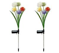 Wiffe Solar Garden Llights Led Flowers Outdoor, 2 pack