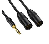 Wiffe Standard 6.35mm to Double 3Pin Cable Y-shaped 1 to 2, 3m