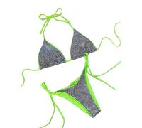 Wiffe Swimsuit 2-Pieces Strappy Knotting | String Bikinis Set, Push Up, Swimwear, Color, Beach Wear, Small Chest