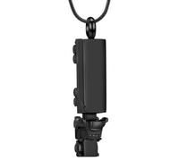 Wiffe Train Rustless Steel Keepsakes Pendants for Pet and Loved Holding Ashes Safely Comfortable Remembrances Memorials Gift Pendants