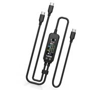 Wiffe Type-C Repair Power Cable | Split Channel Screen Cord for Phone Service Desk Diagnostics, Data Sync Workflow, 135 Cm Technician Link Tool