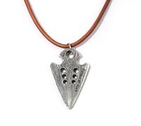 Wiffe Unique Arrows Pendant Necklace Clavicle Jewelry Alloy Texture Long Necklace Suitable for Birthdays Festival Event Survival Tool