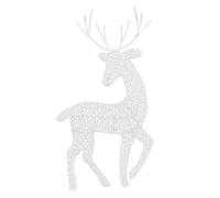 Wiffe Up Reindeers Outdoor Christmas Decorations Battery Powered Warm LED Lights Deer Decor for Garden Yard Gift Christmas Reindeers Decorations