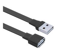 Wiffe USB 2.0 Extension Cable, 90 Degree Angled, Straight head 0.3M