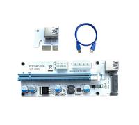 Wiffe VER008S Flexible PCIe GPU Card Extension with USB3.0 Port Fast Transfer for Builders and Enthusiasts Easy Installation