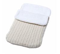 Wifgmjy Baby Fleece Swaddle Blanket Newborn Baby Swaddle Wrap Infant Winter Warm Knitted Swaddle Baby Girls Boys Stroller Baby Accessorie